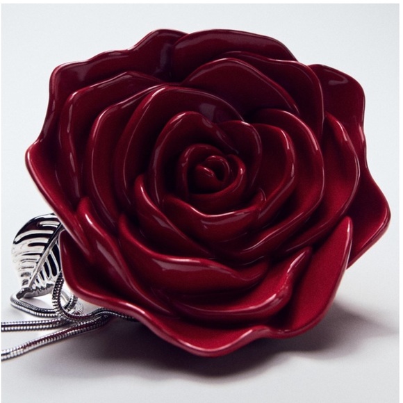 NWT Zara Rose Box Bag - Picture 9 of 13